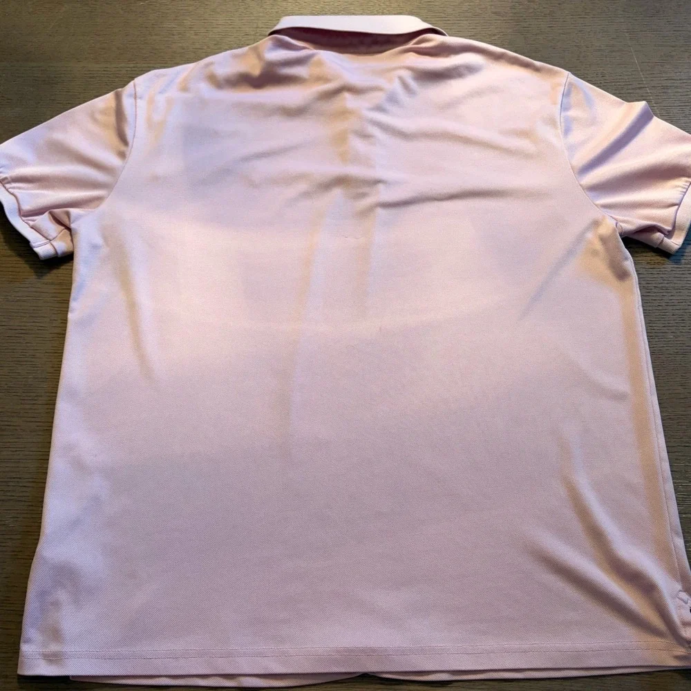 Polo Ralph Lauren Performance Mens Large Pink Short Sleeve Golf Polo Shirt L